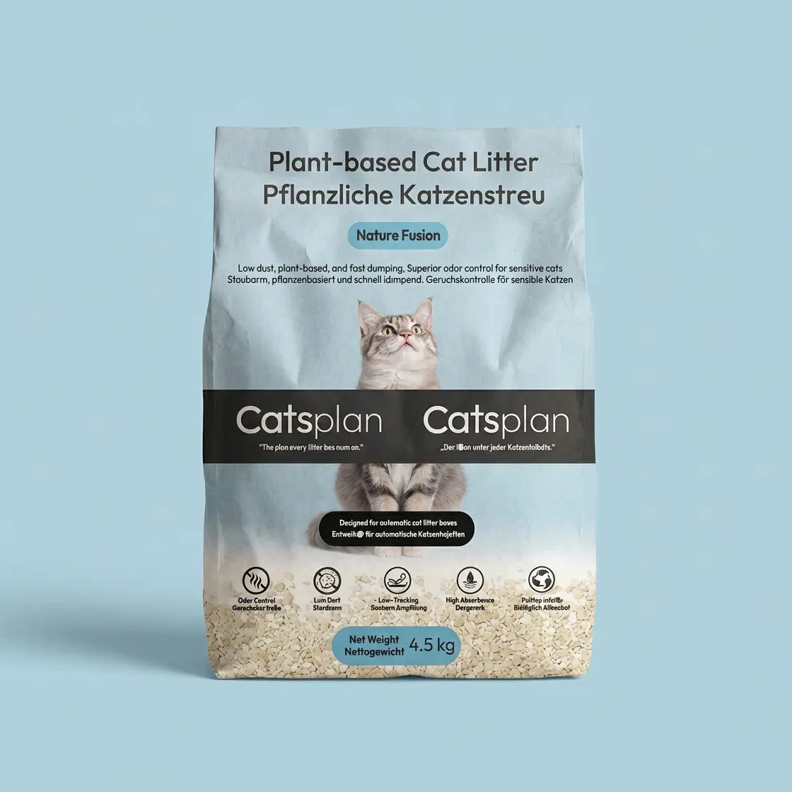 Catsplan Nature Fusion - Pflanzliches Katzenstreu