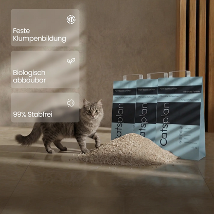 Catsplan Advanced - Pflanzliches Katzenstreu