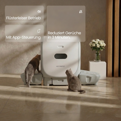 Jupiter Pro - XXL Selbstreinigende Katzentoilette