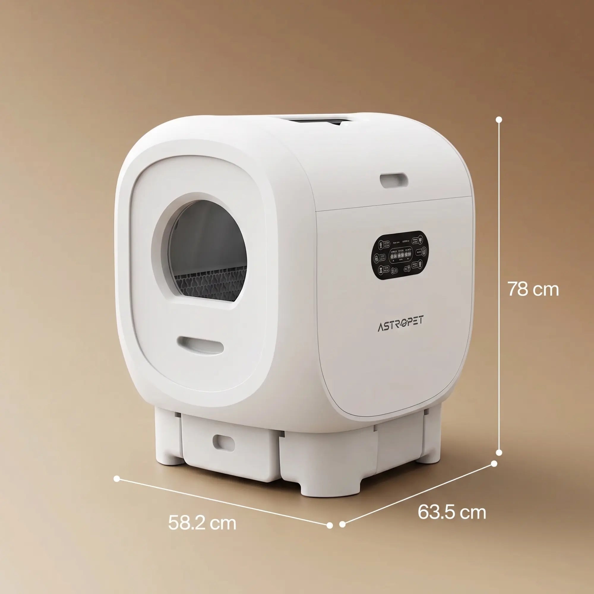 Jupiter Pro - XXL Selbstreinigende Katzentoilette