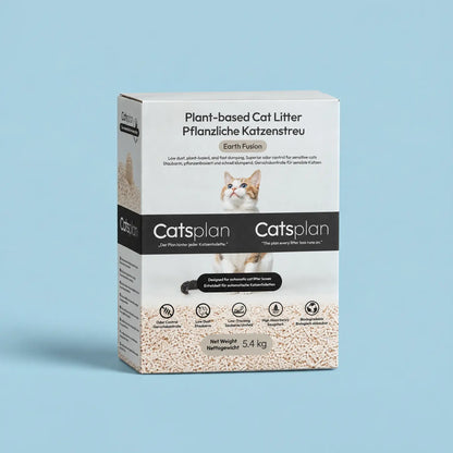 Catsplan Earth Fusion - Litière pour Chat à Base Végétale